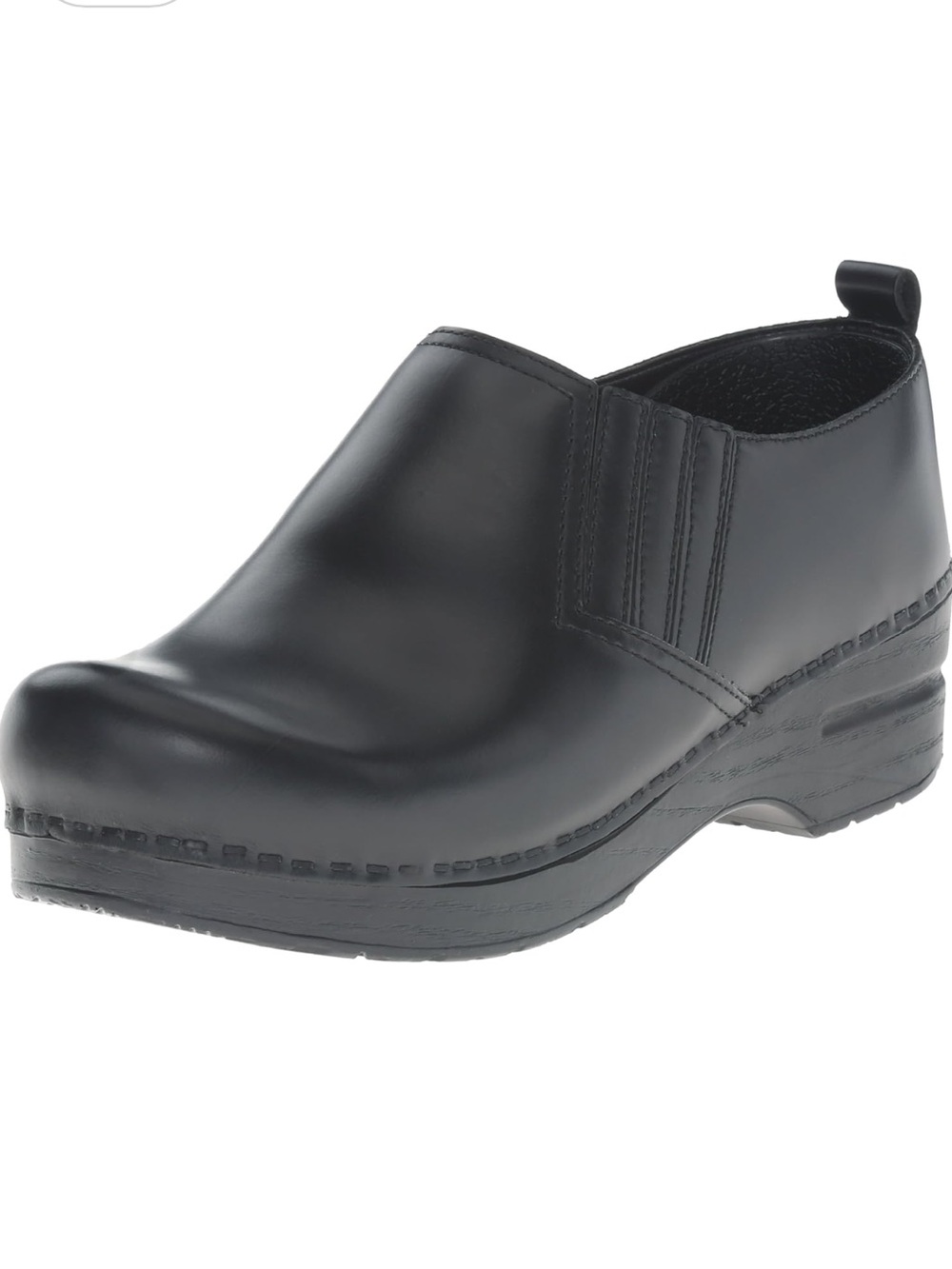 Dansko Women's Piet B Mule Black Sz 42 Workwear Leather Utility Minimalist